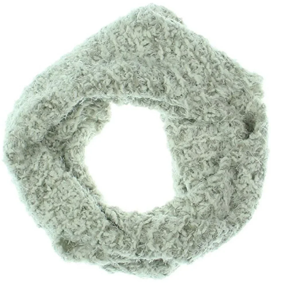Charter Club Chenille Eyelash Loop Scarf in Grey